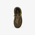 load image into gallery viewer, Gator Waders Big Kids Camp Shoes 2 tone mossy oak original bottomland 8