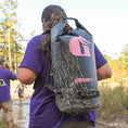 Load image into Gallery viewer, Girl hiking wearing a pink bounty bag
