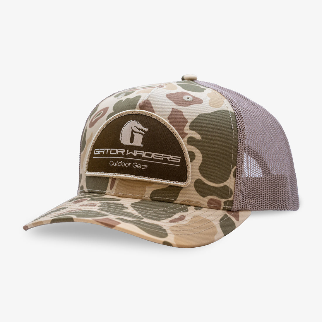 Trucker Hat Outdoor Gear Old School Camo – Gator Waders