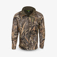 load image into gallery viewer, Gator Waders Studio Bounty Jacket Habitat opened f6 background