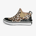 Load image into Gallery viewer, womens camp boots in leopard black view outside