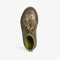 Load image into Gallery viewer, womens camp boots in mossy oak bottomland view top