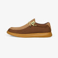 Load image into Gallery viewer, Mens Camp Shoes in Coffee outside View