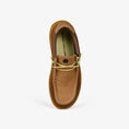 Load image into Gallery viewer, Mens Camp Shoes in Coffee top View
