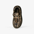 Load image into Gallery viewer, kids camp shoes in mossy oak bottomland all over print view top