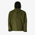 Load image into Gallery viewer, mens bog hoodie in olive - front view