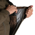 Load image into Gallery viewer, men's omega zip wader mossy oak bottomland inside pocket view