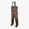 Load image into Gallery viewer, men's omega zip wader mossy oak bottomland side view