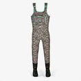 load image into gallery viewer, Gator Waders Studio Retro Waders Womens Leopard Aqua 01
