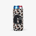 load image into gallery viewer, Gator Waders Studio Slim Koozie Leopard