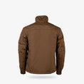 Load image into Gallery viewer, mens insulated snap shirt - chesapeake brown - back view