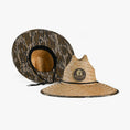Load image into Gallery viewer, straw hat in mossy oak original bottomland main view