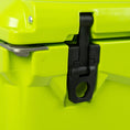 Load image into Gallery viewer, 45 quart hard cooler in lime view - latch