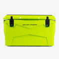 Load image into Gallery viewer, 45 quart hard cooler in lime view - closed lid