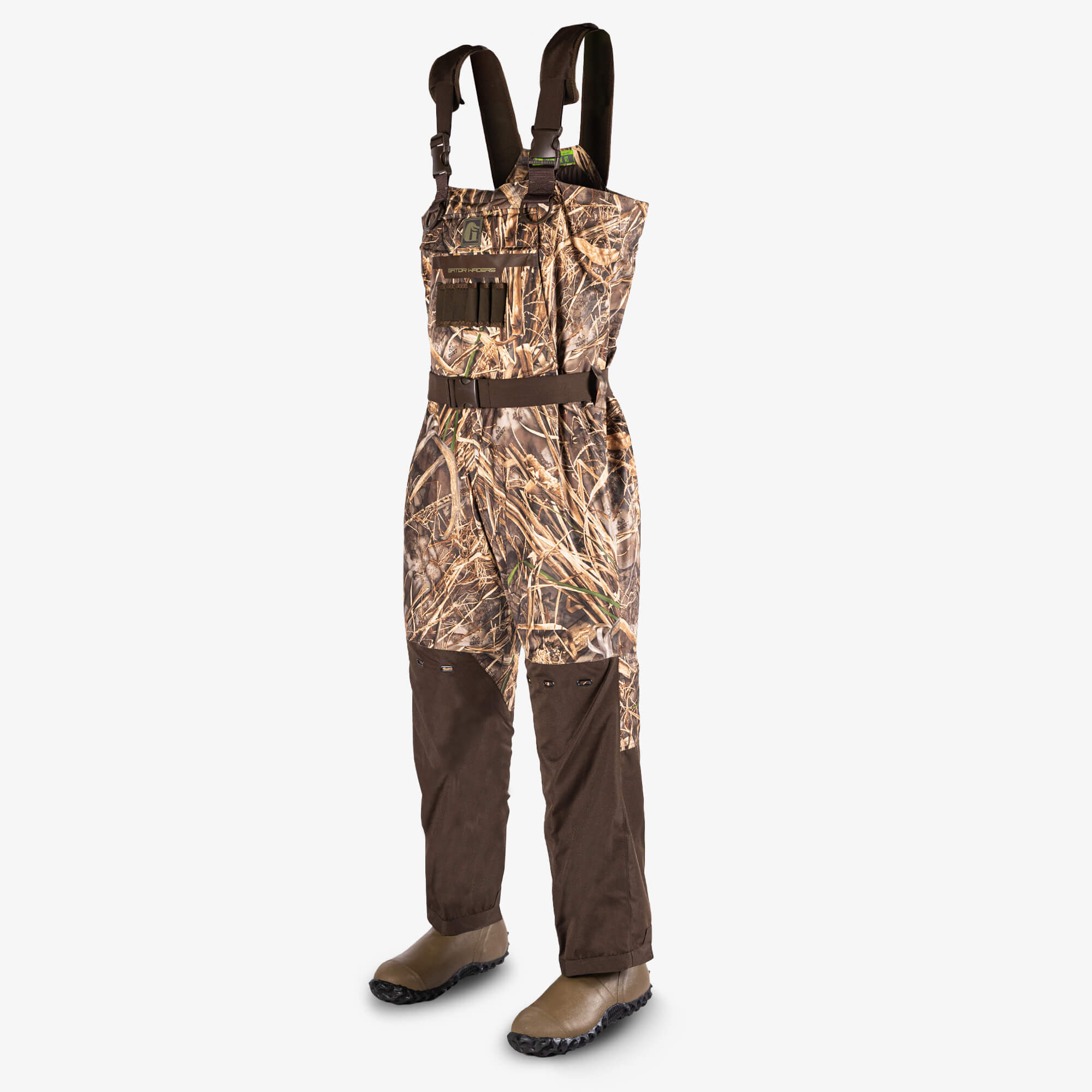 Gator Waders Women's Shield Insulated Waders | Waterfowl Hunting Waterproof  Breathable Insulating Chest Waders with Insulated Boots, Realtree Max-7