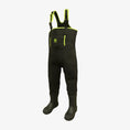 Load image into Gallery viewer, Youth Waders | Lime Offroad Gator Waders