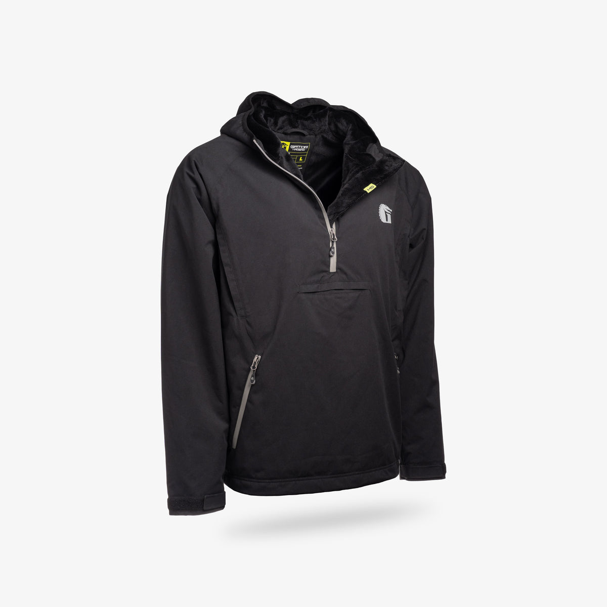 Gator Waders Bog Hoodie Mens Black Grey 3