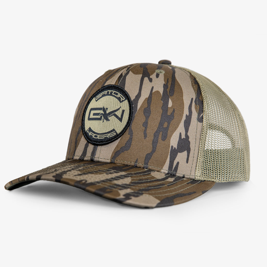 Trucker Hat | GW Flight Woven Patch - Mossy Oak Original Bottomland