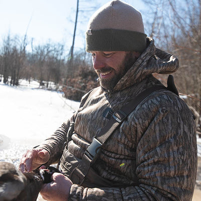  Gator Waders In Action Highball Hoodie Mossy Oak Bottomland 7 View 