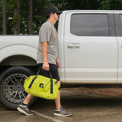  Gator Waders In Action Migrator Bag Lime 6 View 