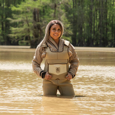  Gator Waders In Action Waterproof Bog Hoodie Womens Cattail 4 View 