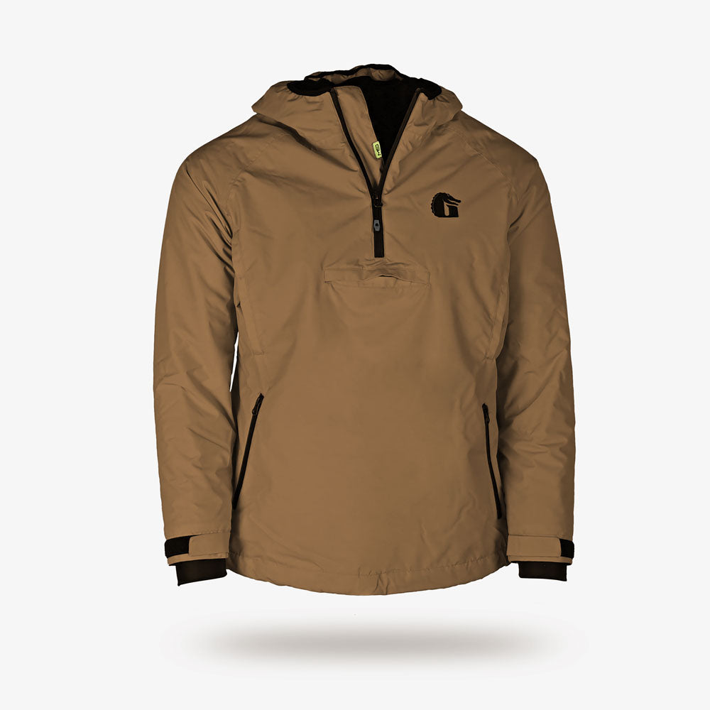 Waterproof 1/2 Zip Bog Hoodie | Mens - Dirt – Gator Waders