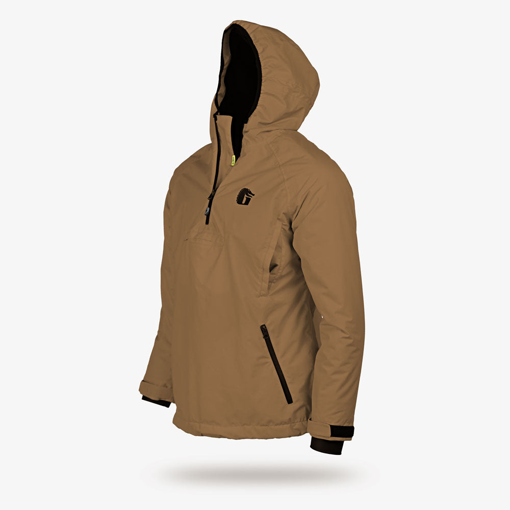 Waterproof 1/2 Zip Bog Hoodie | Mens - Dirt – Gator Waders