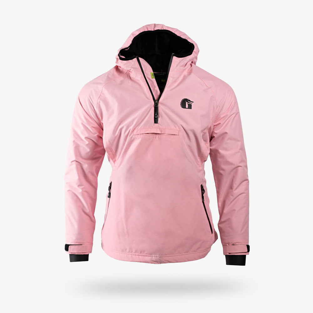 Waterproof 1/2 Zip Bog Hoodie | Womens - Light Pink – Gator Waders