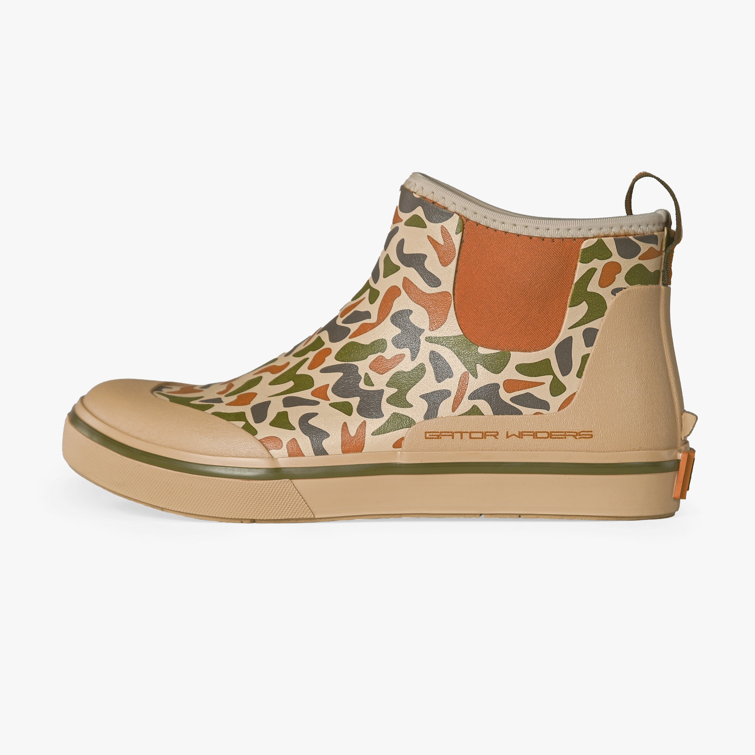 Camp Boots Mens Old School Camo Gator Waders