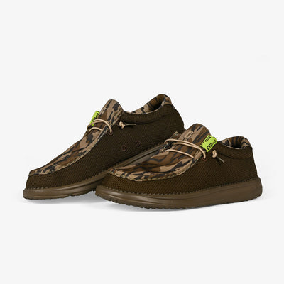 Camp Shoes, Mens - 2-Tone Mossy Oak Original Bottomland