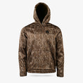 Load image into Gallery viewer, mens highball hoodie in Mossy Oak Bottomland - front view 