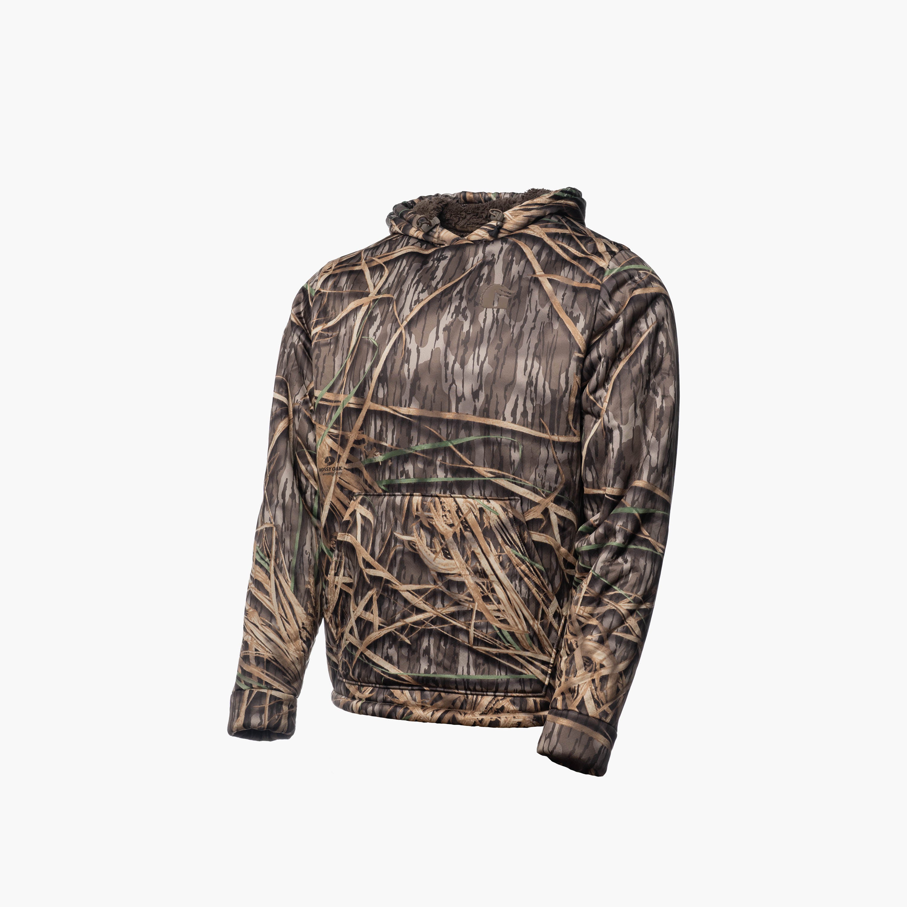 Heavy Weight Sherpa Hoodie | Mens - Mossy Oak Original Shadow