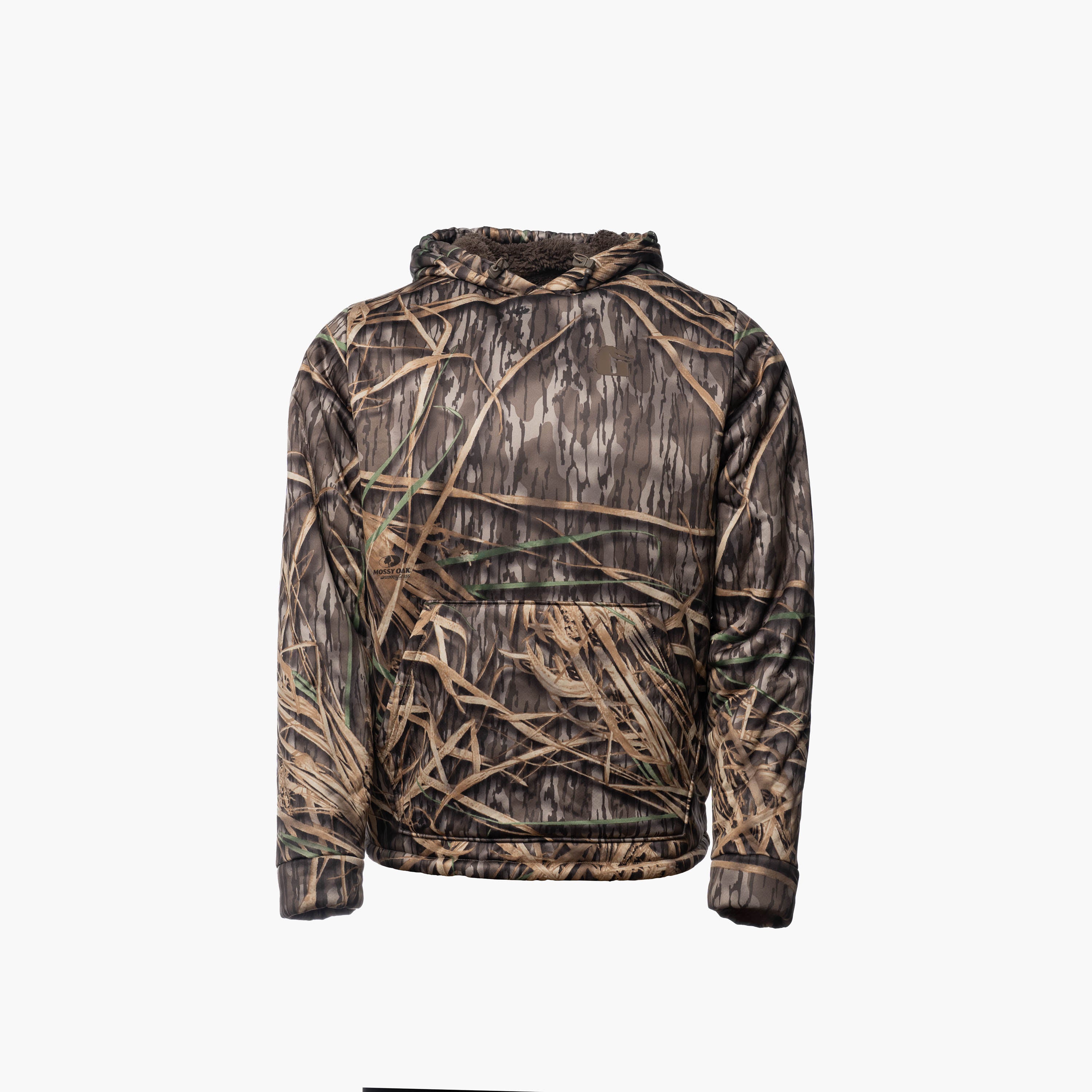 Heavy Weight Sherpa Hoodie | Mens - Mossy Oak Original Shadow