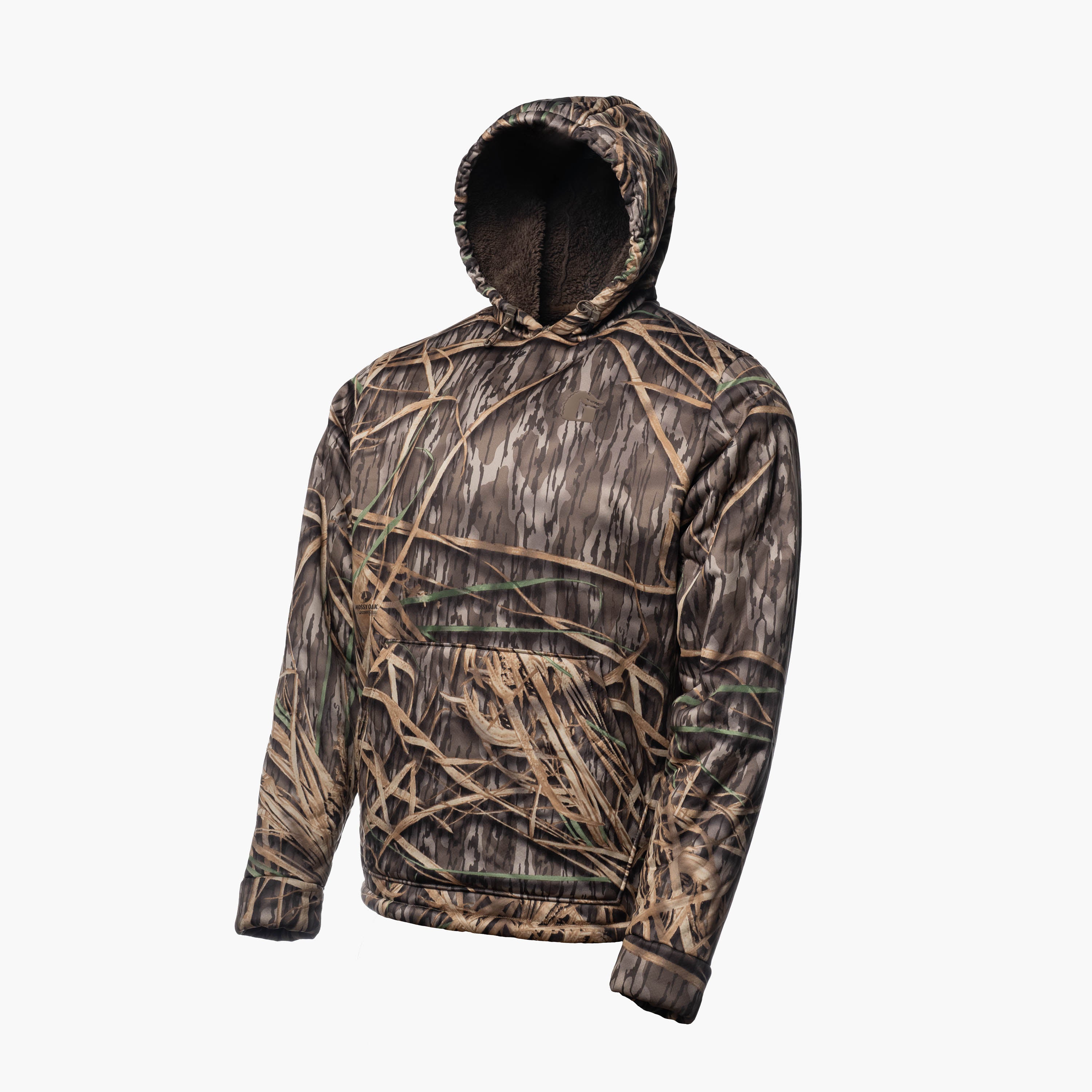 Heavy Weight Sherpa Hoodie | Mens - Mossy Oak Original Shadow