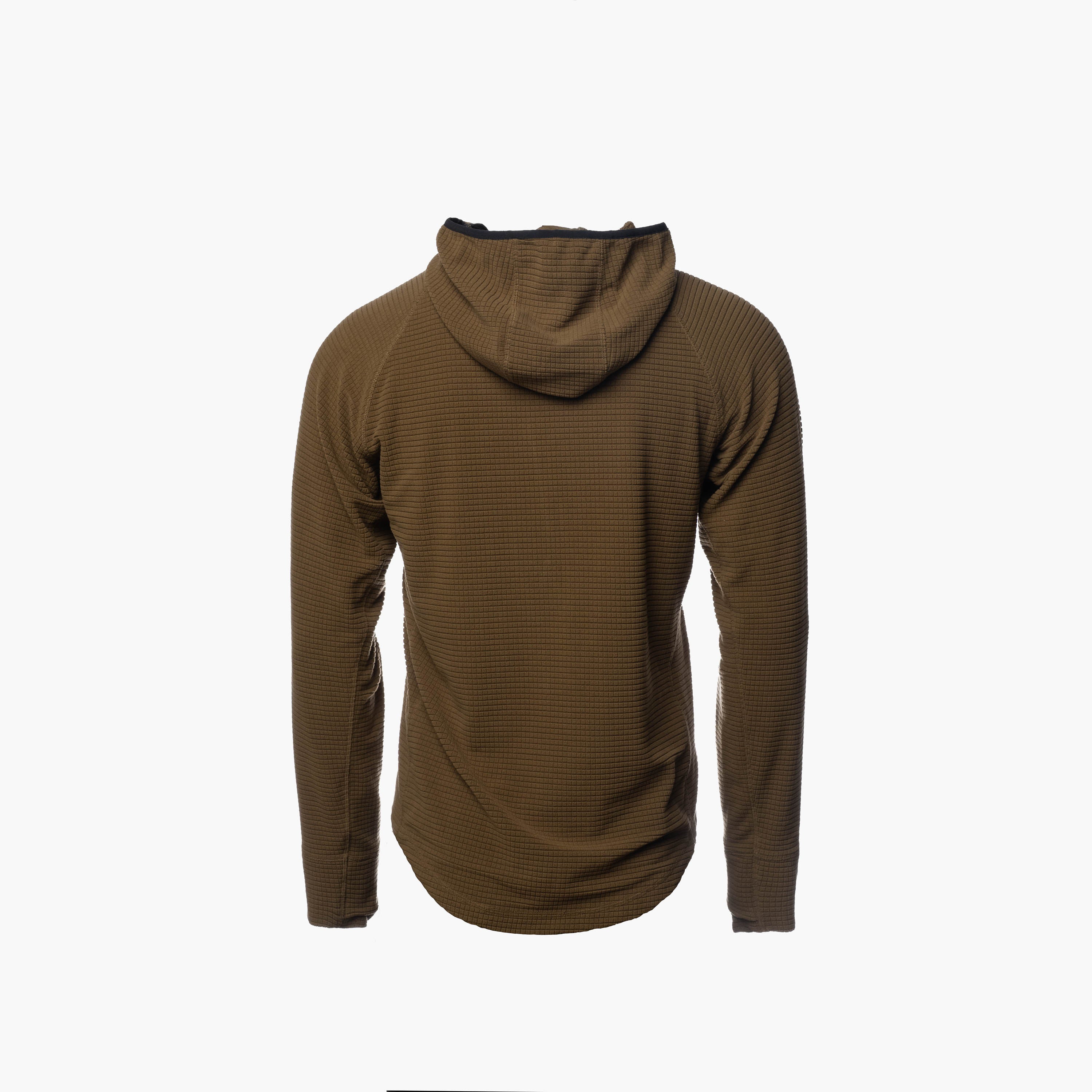 Waypoint Grid Fleece 1/2 Zip Hoodie | Mens - Coyote – Gator Waders
