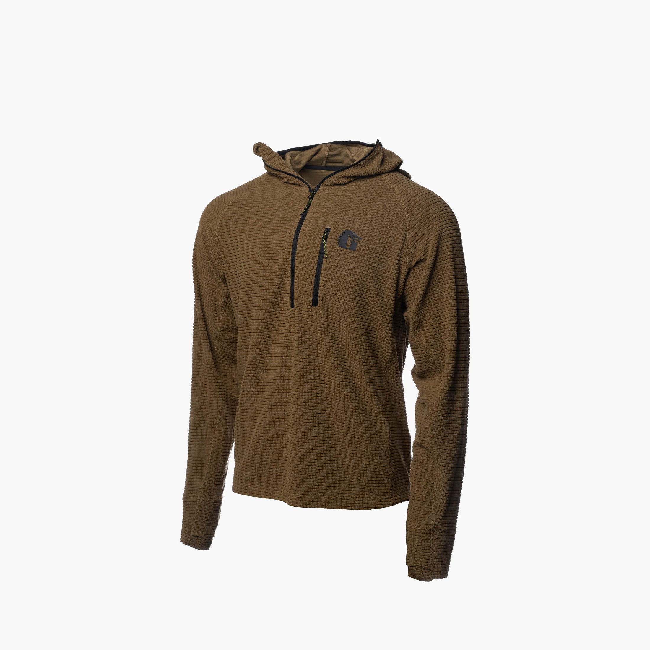 Gator Waders Studio Mens Waypoint Grid Fleece Coyote 6