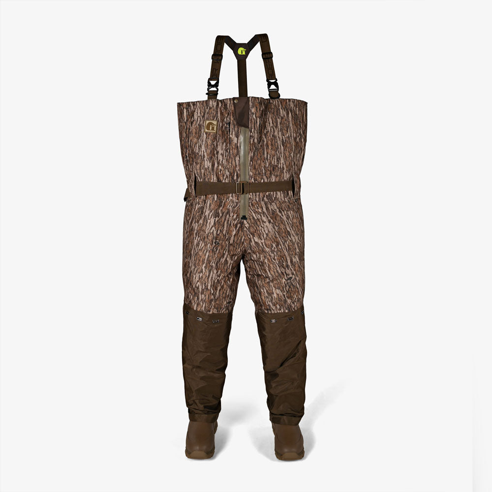 Bottomland Waders Omega Uninsulated Zip Waders | Mens - Mossy Oak Bottomland – Gator Waders