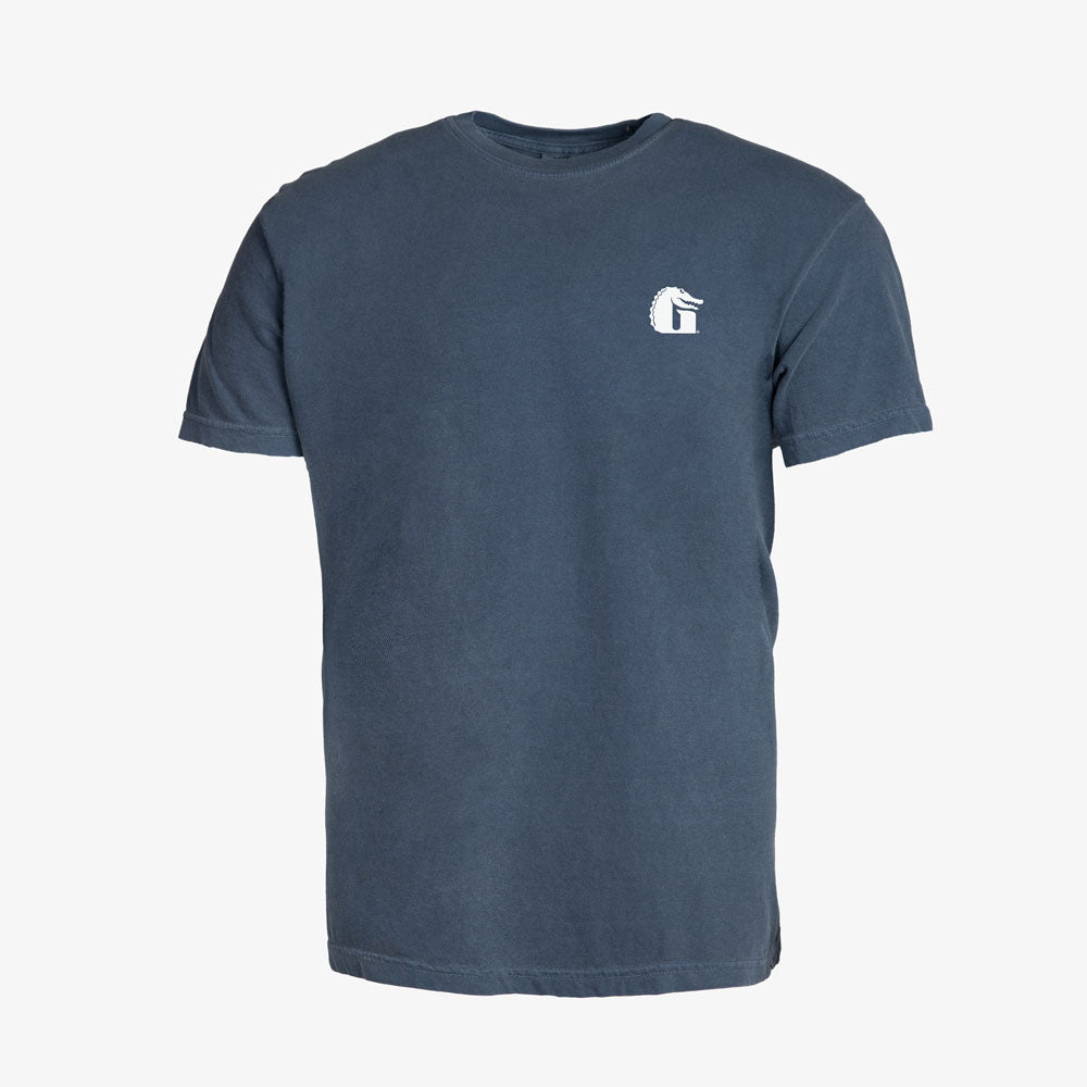 Patriot Shield Graphic Tee - Navy Blue - Front View