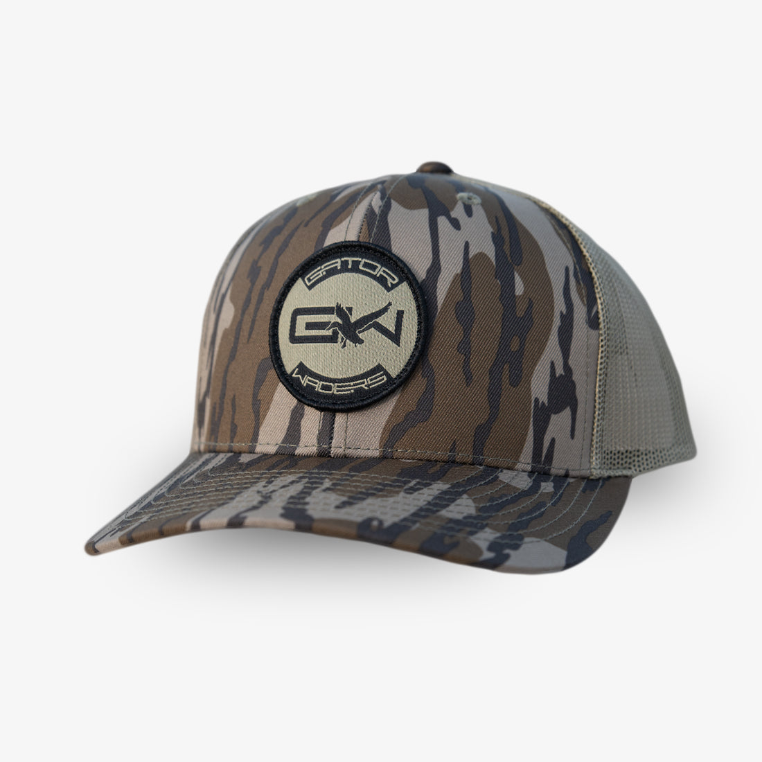 Trucker Hat | GW Flight Woven Patch - Mossy Oak Original Bottomland