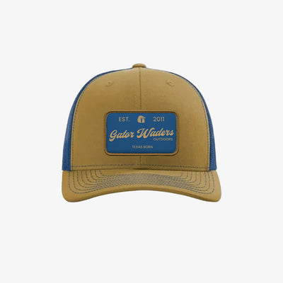 Gator waders established hat true blue caramel