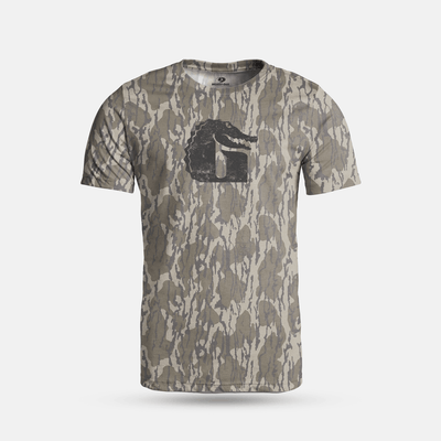 G Logo Washed Out Tee | Mossy Oak Original Bottomland