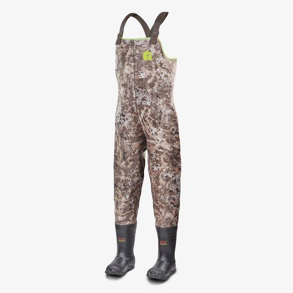 RUNCL Chest Waders Fishing Waders With Boots Men Waist-High 47/14 Camo  Pattern 