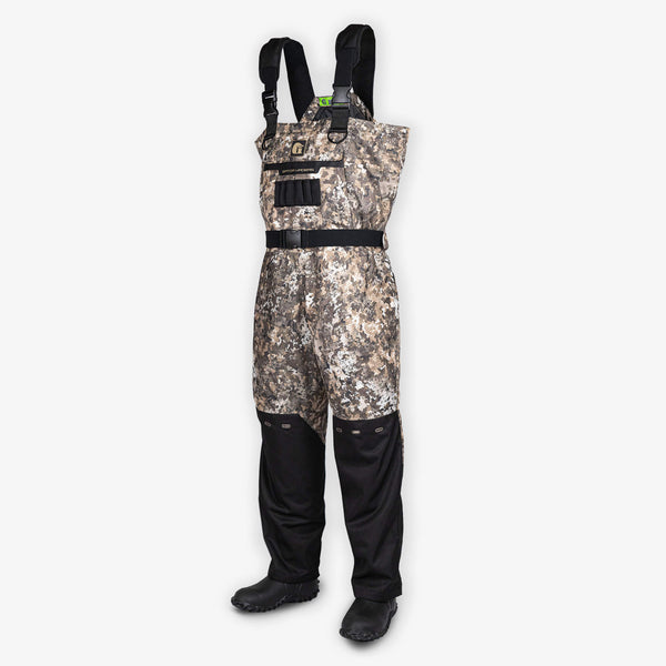 Gator Waders Shield Series Insulated Waders (Camo Shadow Grass Blades,  Stout 14)